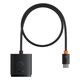 HDMI свіч перемикач Baseus AirJoy Series 2-in-1 Bidirectional HDMI Switch with Cable (2in1or 1in2). Black - зображення 2