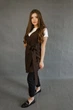 Фартук-туника М6064 S/M Коричневый - изображение 4