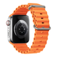 Силиконовый ремешок Fruct Ocean для Apple Watch 42/44/45/46/49 mm Orange - изображение 2