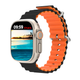 Силіконовий ремінець Fruct Ocean для Apple Watch 42/44/45/46/49 mm Black Orange - зображення 1