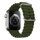 Силиконовый ремешок Fruct Ocean для Apple Watch 42/44/45/46/49 mm Olive - изображение 2