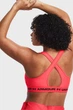 Жіночий кораловий спортивний топ Crossback Mid Bra Under Armour S 1361034-629 - изображение 2