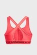 Жіночий кораловий спортивний топ Crossback Mid Bra Under Armour S 1361034-629 - изображение 4