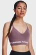 Жіночий фіолетовий спортивний топ UA Seamless Low Long Bra Under Armour S 1357719-500 - изображение 1