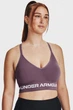 Жіночий фіолетовий топ спортивний UA Seamless Low Long Bra Under Armour XS 1357719-500 - зображення 4