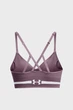 Жіночий фіолетовий спортивний топ UA Seamless Low Long Bra Under Armour S 1357719-500 - изображение 6