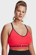 Жіночий спортивний кораловий топ UA Seamless Low Long Bra Under Armour XS 1357719-629 - зображення 4