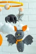 Детский музыкальный мобиль на кроватку для младенцев WooolyWool «Летучая мышь и паук» с 35 мелодиями - изображение 5