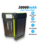 УМБ із сонячною панеллю VHG DN36 30000 mAh Wireless Solar Power Charger, Green - изображение 1