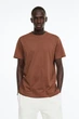 Футболка HM XS коричневий 0685816184003-XS - зображення 1
