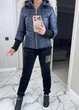 Fashions • Куртка женская с довязом "Dream" Fashions 52 синий (№3508/а-мк) - изображение 3