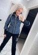 Fashions • Куртка женская с довязом "Dream" Fashions 52 синий (№3508/а-мк) - изображение 8