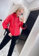 Fashions • Куртка женская с довязом "Dream" Fashions 52 красный (№3508/а-мк) - изображение 5