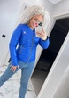 Fashions • Женская куртка Sanny Fashions 62 электрик (№3502/а-мк) - изображение 9