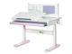 Детский стол ErgoKids TH-325 столешница белая/накладки на ножках розовые TH-325 W/PN - изображение 1