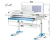 Детский стол ErgoKids TH-325 столешница белая/накладки на ножках розовые TH-325 W/PN - изображение 8