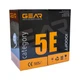 Кабель сетевой GEAR FTP 305м, cat.5e, CCA(25%), 4*2*0,51, PVC, indoor, blue (GEC-FTPCCA25051305) - изображение 2