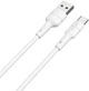 Кабель Borofone BX30 Silicone USB Type-C 3 A 1 м White (BX30CW) - изображение 1