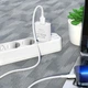 Сетевое однопортовое зарядное устройство Borofone BA74A IP Белое (BA74ALW) - изображение 7