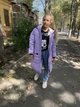 Пальто подростковое Armarria 3381 158 см Лиловый - изображение 1