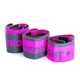 Набір тканевих гумок для фітнесу та спорту MadMax MFA-305 Hiploop set 3 pcs. Grey/Pink - изображение 1