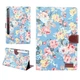 Чехол Deexe Peony Pattern для Samsung Galaxy Tab S7 Plus (T970/975) / S8 Plus (T800/806) - Blue - изображение 1