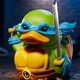 Фігурка Numskull Official Teenage Mutant Ninja Turtles Leonardo TUBBZ Черепашки Ніндзя: Леонардо: Косплей качка - зображення 2