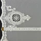 Ткань тюль фатин с вышивкой Геральдина V-A1 крем (13649*002) TM IDEIA - изображение 3
