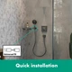 Шланг для душу HANSGROHE Isiflex 1250мм силіконовий чорний 28272340 - зображення 3