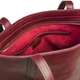 Женский кожаный шоппер на молнии Grande Pelle 77266101, вишня - изображение 3