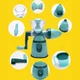 Соковижималка cоковитискач ручний Meileyi MLY-662 Hand Juicer Ice Cream - зображення 7