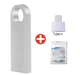 USB Карта памяти UDisc V1 Флешка Брелок 64Gb Silver + Type-C - изображение 2