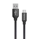 Кабель Colorway USB - Type-C 2.4А 2 м Black (CW-CBUC008-BK) - изображение 1