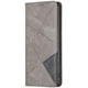 Чохол-книжка з кишеньками UniCase Geometric Pattern для OPPO A78 - Grey - зображення 3