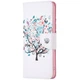 Чохол з малюнком Deexe Color Wallet для OPPO A78 - Flower Tree - зображення 3