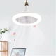 Универсальный потолочный вентилятор-люстра MULTI-FUNCTION FAN LIGHT 2 в 1 Белый - изображение 1