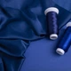 Ткань костюмная SCARLETT light синяя - изображение 3