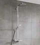 Душевая система с термостатом HANSGROHE Crometta S с верхним душем и изливом латунь хром 27320000 - изображение 5