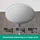 Душевая система с термостатом HANSGROHE Crometta S с верхним душем латунь хром 27267000 - изображение 3