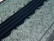 Ткань Шифон геометрический купон двухсторонний, бирюзовый на темно-синем, пог. м. (ш019, MG 90141/13, д16 цв2) - изображение 1