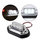Підсвічування номера універсальне з кріпленням 6SMD 12-24V Хром Біле світло (70165) - зображення 2