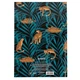 Книга записна Axent Leopard А4 у твердій обкладинці 96 аркуша клітина, темно синя (8422-556-A) - зображення 4