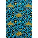 Книга записная Axent Leopard А4 в твердом переплете 96 листа клетка, голубая (8422-554-A) - изображение 1