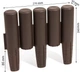 Бордюр садовий Prosperplast Palisada 2.7 м Коричневий (5905197140056) - изображение 7