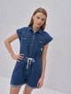 Kombinezon damski jeansowy Big Star LIVIA-329 M Niebieski (5900714529819) - obraz 2