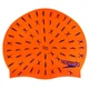 Шапочка для плавания детская силиконовая Speedo Slogan Print Action 808386 Orange-Blue - изображение 1