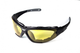 Очки защитные фотохромные Global Vision Shorty Photochromic (yellow) Anti-Fog, желтые фотохромные - изображение 5