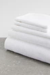 Рушник з бавовни фроте H&M HOME 100х150 см білий - зображення 3