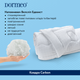 Ковдра Dormeo всесезонна полуторна 155х210 Wellsleep Advanced Карбон (7630033948333) - зображення 6