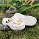 Крокси жіночі з джибітсами Luckline Е-00139-387 розмір 36 Персикові (22,5 см) - зображення 4